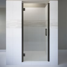 Coppia 72" High x 26-9/16" Wide Hinged Frameless Shower Door with Clear Glass