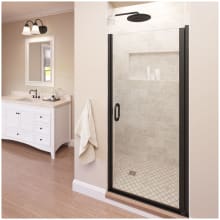 Infinity 65-9/16" High x 34" Wide Hinged Framed Shower Door with AquaGlideXP Clear Glass