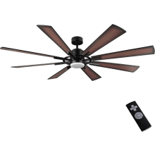 Aurelius 60" 8 Blade Indoor Smart LED Ceiling Fan with Remote Control