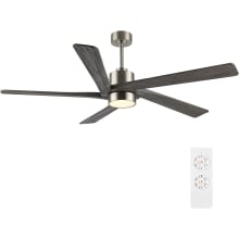 Aurelius 72" 5 Blade Indoor Smart LED Ceiling Fan with Remote Control