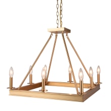Crista 8 Light 24" Wide Taper Candle Style Chandelier