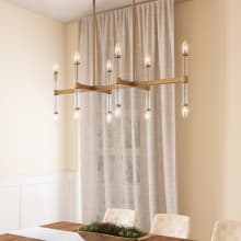Kristina 12 Light 38" Wide Taper Candle Style Chandelier