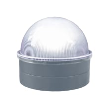 Single Light 3" Tall LED Solar Post Cap LIght that fits Various Small Post Sizes