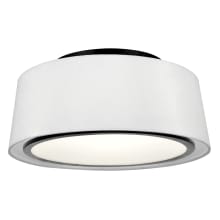 3 Light 18" Wide Semi-Flush Drum Ceiling Fixture