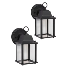 Broomhill 9" Tall LED Wall Sconce - 2 Pack