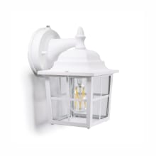 Erskine 9" Tall Clear Glass Wall Sconce