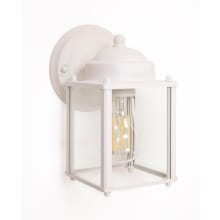 Welland 8" Tall Clear Glass Wall Sconce