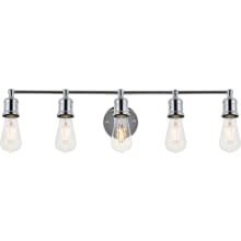 Petersen 5 Light 29" Wide Bathroom Vanity Light