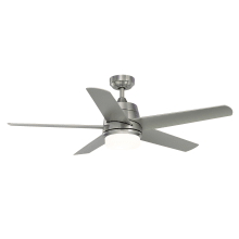 London 52" 5 Blade Indoor AC Induction Ceiling Fan - Controller and Light Kit Included