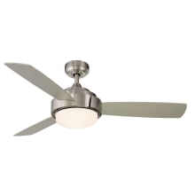 Torpedo 52" 3 Blade Indoor AC Induction Ceiling Fan - Controller and Light Kit Included