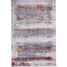 Hague 9-3/4' x 13-1/4' Viscose Abstract Rectangular Area Rug From the Logan Collection