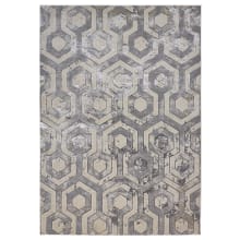 Faddei 1-3/4' x 2-3/4' Honeycomb Geometric Rectangular Throw Rug From the Owen Collection