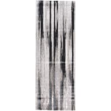 Maddox 2-3/4' x 7-3/4' Polyester Abstract Stripe Runner From the Owen Collection