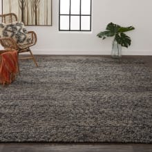 Rugged 3-1/2' x 5-1/2' Wool Hand Woven Solid Rectangle Area Rug From the Morgan Collection