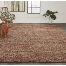 Rugged 8' x 11' Wool Hand Woven Solid Rectangle Area Rug From the Morgan Collection