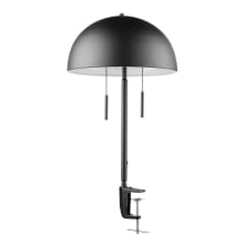 2 Light 18" Tall Swing Arm Desk Lamp