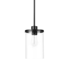 Lydia Single Light 6" Wide Mini Pendant with Clear Glass Shade