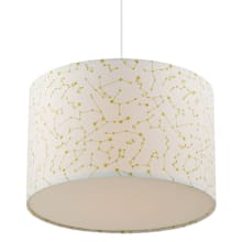 14" Wide Pendant with Constellation Printed Shade