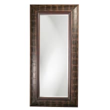 Caedicius 3" x 40" Rectangular Beveled Wood Framed Accent Mirror