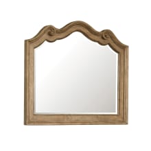 Maggie 37" x 44" Arched Beveled Hardwood Dresser Mirror