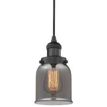 Mabel 5" Wide Mini Pendant with Smoked Glass Shade
