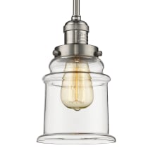 Louise 7" Wide Mini Pendant with Clear Glass