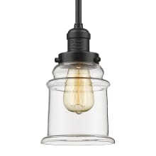 Louise 7" Wide Mini Pendant with Clear Glass