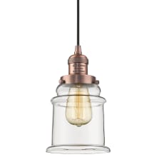 Louise 6" Wide Mini Pendant with Clear Glass Shade