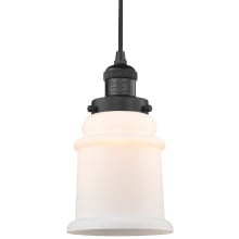 Louise 6" Wide Mini Pendant with Frosted Glass Shade