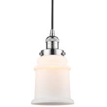 Louise 6" Wide Mini Pendant with Frosted Glass Shade