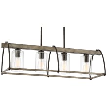 Thoricus 4 Light 34" Wide Linear Chandelier