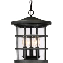 Ethyl 3 Light 10" Wide Outdoor Taper Candle Mini Pendant