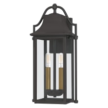 Elsie 2 Light 19" Tall Outdoor Wall Sconce