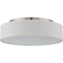 Empyrean Single Light 13" Wide Integrated LED Flush Mount Drum Ceiling Fixture