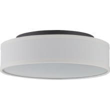 Empyrean Single Light 13" Wide Integrated LED Flush Mount Drum Ceiling Fixture