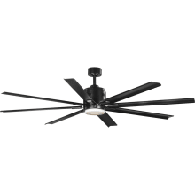 Tamarack 72" 8 Blade Indoor / Outdoor LED Ceiling Fan with Remote Control