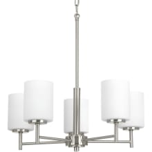 Lucy 5 Light 21" Wide Pillar Candle Chandelier