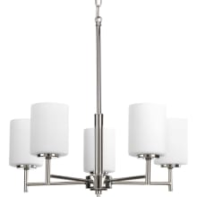 Lucy 5 Light 21" Wide Pillar Candle Chandelier
