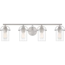 Deschutes 4 Light 34" Wide Bathroom Vanity Light