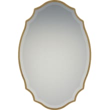 Williamson 36 Inch x 24 Inch Oval Shape Beveled Front Framed Mirror