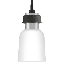 Stafford 5" Wide Mini Pendant with Frosted Glass Shade