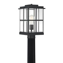 Colfax 14" Tall Outdoor Single Head Post Light with Clear Glass Shade