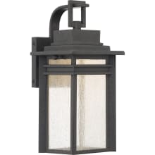 Jewell LED 7" Wide Tall Outdoor Lantern Wall Sconce with Seedy Clear Glass