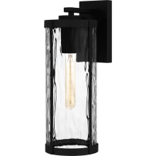 Oenoanda 17" Tall Wall Sconce with Water Glass Shade