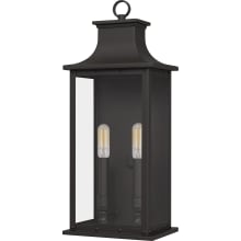 Marlee 2 Light 20" Tall Outdoor Wall Sconce