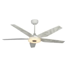 Pathfinder 52" 5 Blade Smart LED Indoor Ceiling Fan with Remote Control