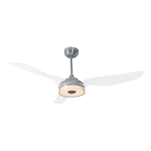 Set of (2) Icecrown 56" 3 Blade Smart LED Indoor Ceiling Fan with Remote Control