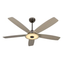 Rogue 56" 5 Blade Smart LED Indoor Ceiling Fan with Remote Control