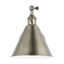 Aube 11" Tall Bathroom Sconce