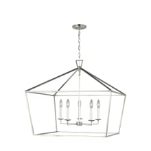 Moselle 5 Light 28" Wide Taper Candle Chandelier